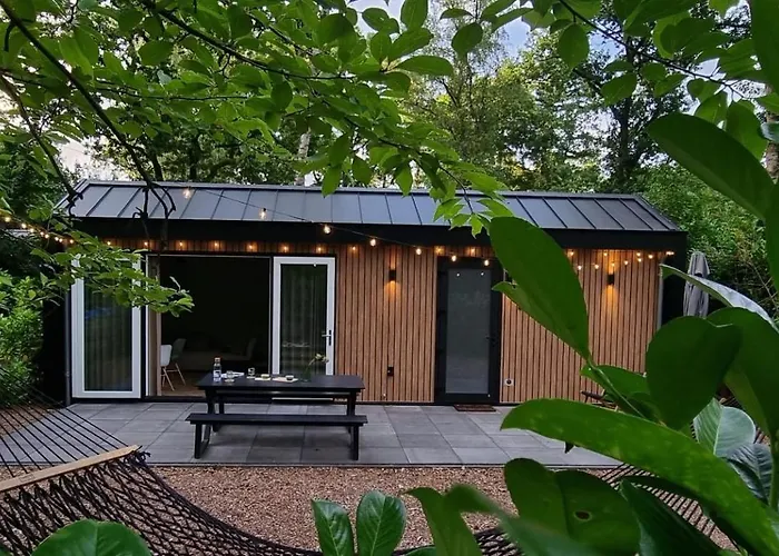 Boslodge Bosmus - 4 Personen Tussen De Bomen Сasa de vacaciones